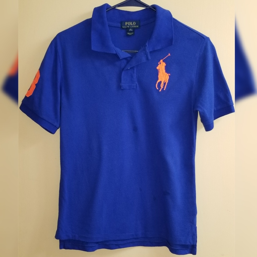 Boy's Ralph Lauren Polo Shirt Blue Medium